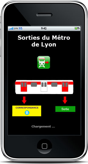Sortie métro Lyon