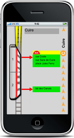 Sortie du Métro de Lyon
