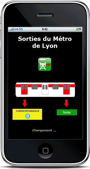 Paris ci la sortie de metro